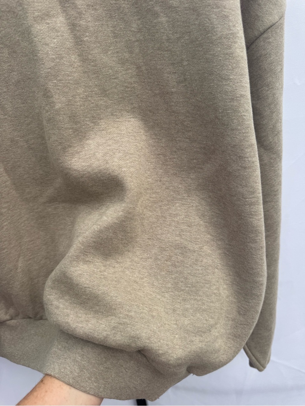 Fear of God ESSENTIALS Taupe Hoodie Pullover Size S - Picture 13 of 16